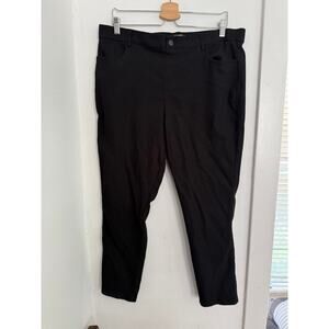 Mario Serrani Women's Black Ankle Pants | Size XL
